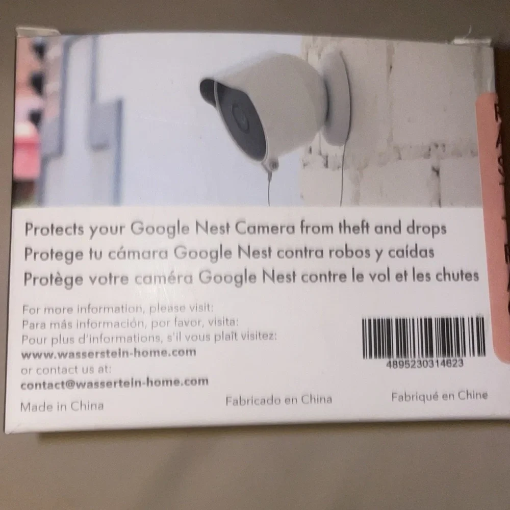 Wasserstein Anti-Theft Mount for Google Nest Cam Outdoor or Indoor 2 pac…